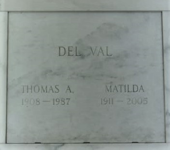 Thomas A. Del Val U.S. Navy  WWII