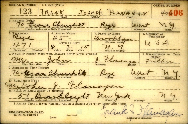 Frank J. Flanagan U.S. Navy WWII