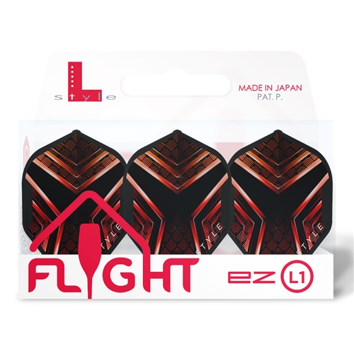 L-style L1 EZ Standard Flight - Genesis - Black with Red