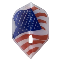 L-style L1 PRO Standard Flight - American Flag V.1  - Clear White