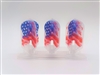 L-style L6 PRO Slim Flight - Original Design - American Flag Ver.2 - Clear White