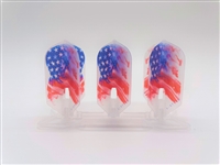 L-style L6 PRO Slim Flight - Original Design - American Flag Ver.2 - Clear White