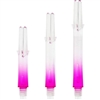 L-style Dart Shaft - L-SHaft Locked 2-Tone - Clear with Pink