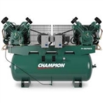 Champion HR7D-24 7.5 HP 240gal Horizontal Tank Duplex Air Compressor