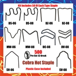 COBRA Hot Staples KIT of 10 - Kit CK-10