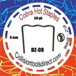 COBRA Hot Staples DZ-08  Z-Pattern 8mm  50 pk