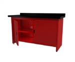 Quality Stainless Products WB-200-30 Enclosed Cabinet Work Bench