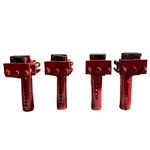 Used Body Loc BL-77D-CH Frame Clamps - Truck Vise Clamps for Any Style Rack - Set of 4 - Chief