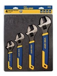 Irwin Vise-Grip 2078706 4 Pc. Adjustable Wrench Tray Set