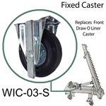 Wicke Fixed Wheel Caster 03 - Car O Liner 30952  D16-16 Fixed Wheel