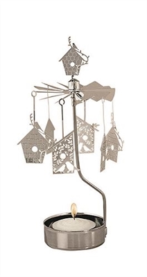 Swedish Rotary Candle Holder Bird Houses