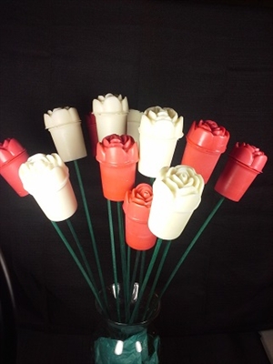 Candle Roses - As seen on Channel 3000!