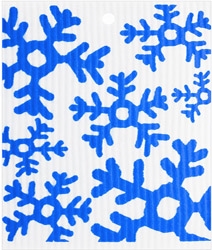 ash Towel-100% Biodegrade-Blue Snowflake