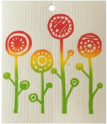 ash Towel-100% Biodegrade- Candy Flower