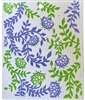 ash Towel-100% Biodegrade- Flower Green/Purple