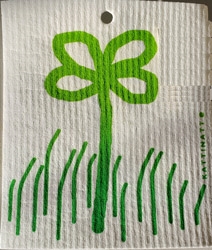 ash Towel-100% Biodegrade- Four Leaf Clover