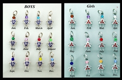 Birthstone Celtic Trinity Kids