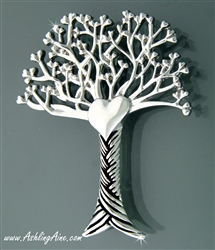 Pewter Tree of Love Brooch(JPEW7019)
