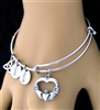 "I Give You My Heart" Claddagh Charm Bangle (MyHeartCB)