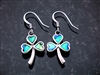 "Full of Faith" Abalone Shamrock Earrings (S108 w/c)