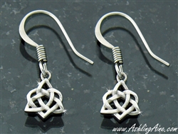 Sister Knot Trinity dangle Earrings( S117)