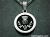 Handsome Scottish Thistle Pendant