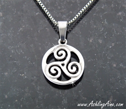 Triskelion pendant, "The Journey"