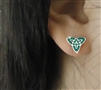 Trinity Stone Post earrings
