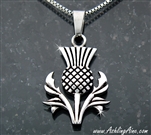 Bold & Beautiful Scottish Thistle Pendant(S180n/c)