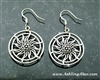 Celtic Sun Earrings, Celtic knots (S196)