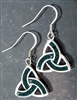 Emerald Green "Evening in Ireland" Trinity Earrings (S22GREEN)