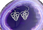 Motherhood Celtic Knot Earrings (S348) Irish Scottish Mother knot