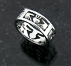 316L Stainless Steel Claddagh Band (S70)