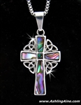 316L Stainless Steel The "Celtic Treasure of the Sea" Trinity High Cross(S78NC)
