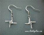 St Brigidâ€™s Cross Earrings, Stainless Steel Irish Earrings, Mary of the Gael Cross, Celtic St Brigid's Woven Cross S210