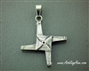 St Brigidâ€™s Cross Pendant / Necklace, Stainless Steel Irish Pendant, Mary of the Gael Cross, Celtic St Brigid's Woven Cross S211