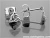 316L Stainless Steel Wee Trinity knot Post Earrings (S87)