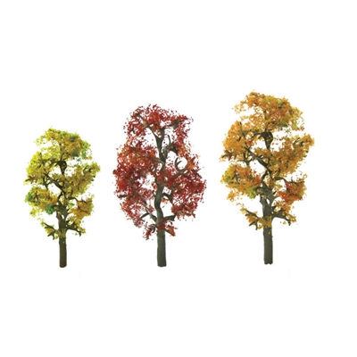 0592064 PREMIUM TREES: MAPLE Autumn PREMIUM N-scale, 4/pk