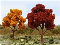 0592133 SUPER SCENIC TREES: DECIDUOUS 4"-5" AUTUMN, 4/pk