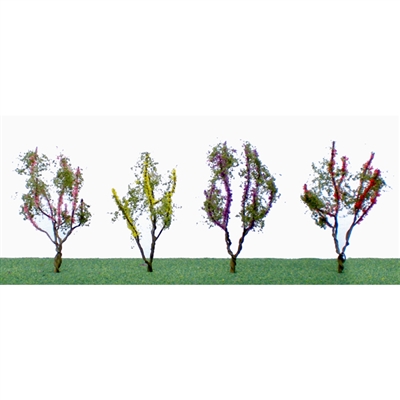 0595504 FLOWER TREES 1.5"~2", O-SCALE, 24/PK