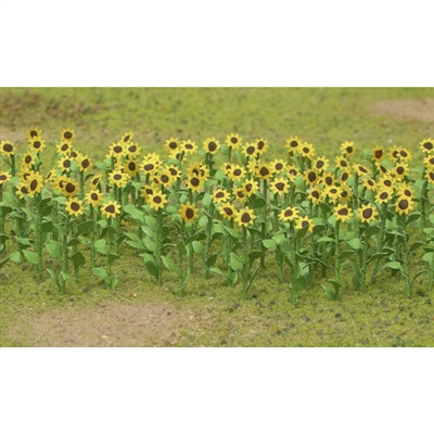 0595523 SUNFLOWERS 1"  HO-scale, 16/pk