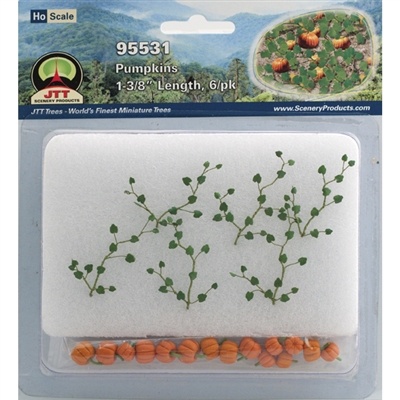 0595531 PUMPKINS 1-3/8" long HO-scale, 6/pk