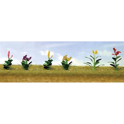 0595564 FLOWER PLANTS ASSORTMENT 4, O-scale, 10/pk