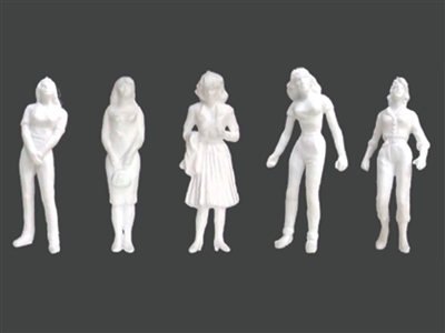 0597108 FIGURES Female, 1/8"=1'-0" 1:100, White 10/pk