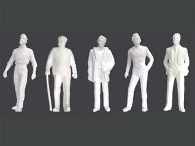 0597117 FIGURES Male, 1/8"=1'-0" 1:100, White 10/pk