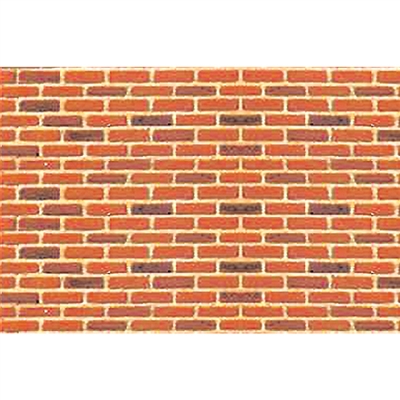 0597420 PATTERN SHEETS, Brick, N-scale (1:200) 2/pk