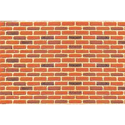 0597424 PATTERN SHEETS, Brick, G-scale (1:24) 2/pk