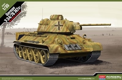 13502 WWII German T-34/76 747(r)