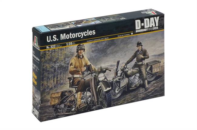 550322 1/35 U.S. Motorcycles WWII