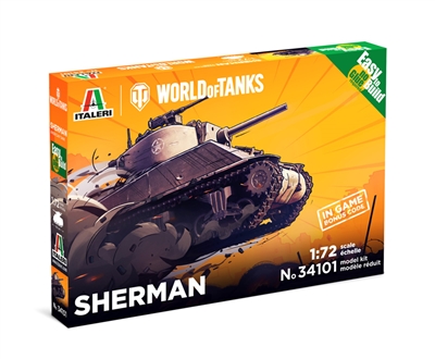 5534101 1/72 World of Tanks: SHERMAN (Fast Assembly)